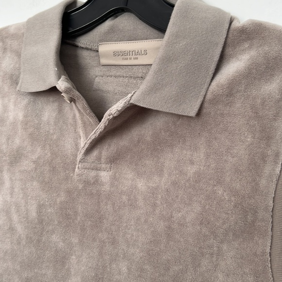 Fear of God Essentials sleeveless velour polo - Picture 7 of 9